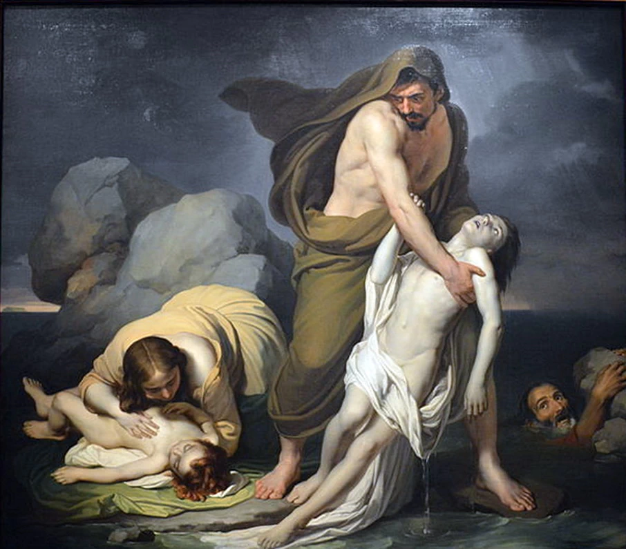 Episodio dal diluvio universale - Museo Nacional de San Carlos, Città del Messico